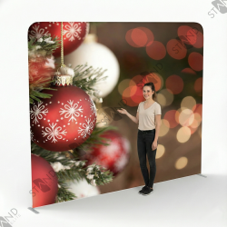 Mur d'Image Droit - Design Noël & Fêtes - Standelite - Impression Sublimation