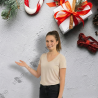 8ft Traditional Christmas Backdrop - Pro Event Display - Standelite