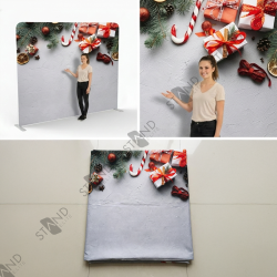 8ft Traditional Christmas Backdrop - Pro Event Display - Standelite