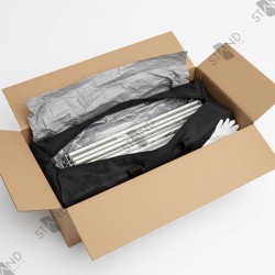 Comptoir Oval Personnalisable Tissu Tendu - Standelite