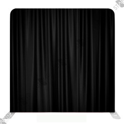 Mur d'image Backdrop Rideau Noir 8ft - Standelite