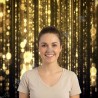 Backdrop Paillettes Dorées - Stand Photocall Professionnel - Standelite