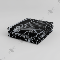 Backdrop Art Déco Noir et Argent - Fond Photo Thème Gatsby Pro