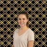Art Deco Black & Gold Backdrop - Premium Display by Standelite