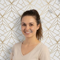 Backdrop Art Déco Or et Blanc Professionnel - Standelite