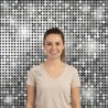 Professional Silver Sequin Backdrop - Standelite Tension Fabric Wall