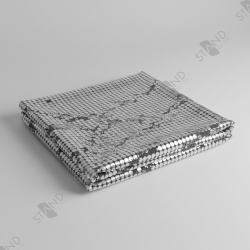 Backdrop Paillettes Argent Pro - Mur d'Image Tissu Standelite