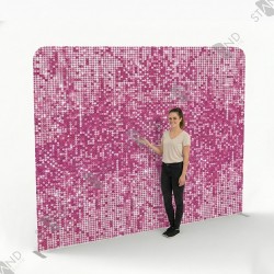 Backdrop Paillettes Rose Fuchsia - Fond Photo Pro Standelite
