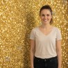 Golden Glitter Backdrop - Professional Photo Booth Stand - Standelite