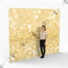 Gold Glitter & Bokeh Photo Wall - Professional Backdrop by Standelite