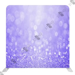 Mur d'Image Pro Violet Pailleté - Fond de Scène Tissu Tendu - Standelite