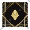 Professional Art Deco Backdrop - Black & Gold for Events - Standelite