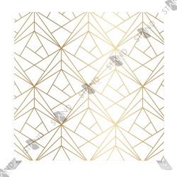 Professional Art Deco Backdrop Gold & White - Standelite