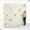 Professional Art Deco Backdrop Gold & White - Standelite
