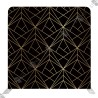 Backdrop Art Déco Noir et Or Professionnel - Standelite