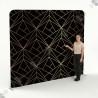 Professional Art Deco Black & Gold Backdrop - Standelite