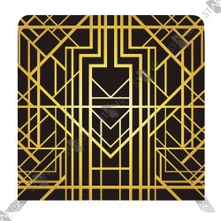 Professional Art Deco Backdrop - Black & Gold Photo Wall Standelite