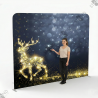 8ft Christmas Gold Backdrop - Standelite