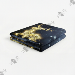 8ft Christmas Gold Backdrop - Standelite