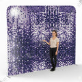 Backdrop Paillettes Violettes - Stand Événementiel Pro - Standelite