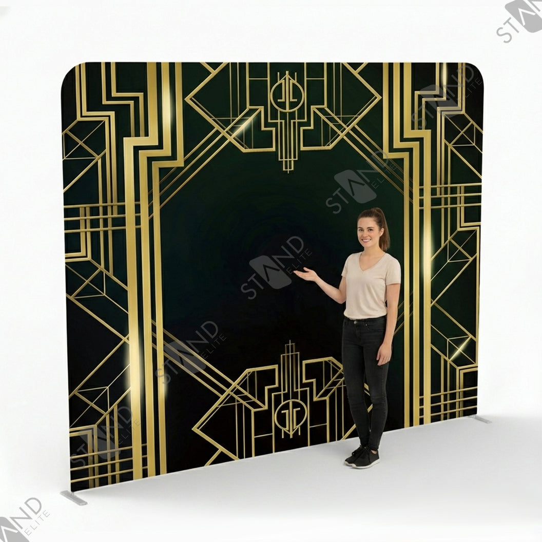 Backdrop Art Déco Gatsby Luxe pour Événement - Standelite