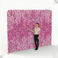 Backdrop Tissu Tendu Paillettes Rose Fuchsia - Standelite