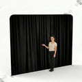 Mur d'image Backdrop Noir Luxe 8ft - Standelite