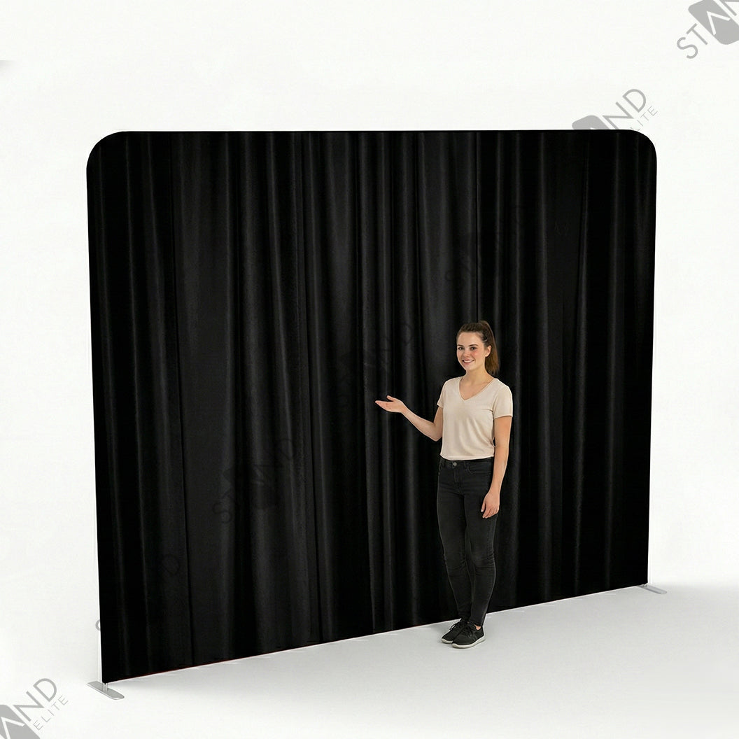Mur d'image Backdrop Noir Luxe 8ft - Standelite