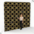Backdrop Art Déco Noir et Or pour Événements Professionnels - Standelite