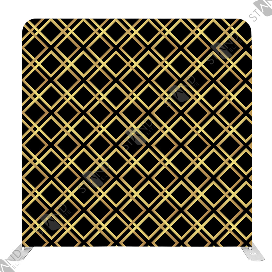 Art Deco Black and Gold Backdrop for Pro Events - Standelite