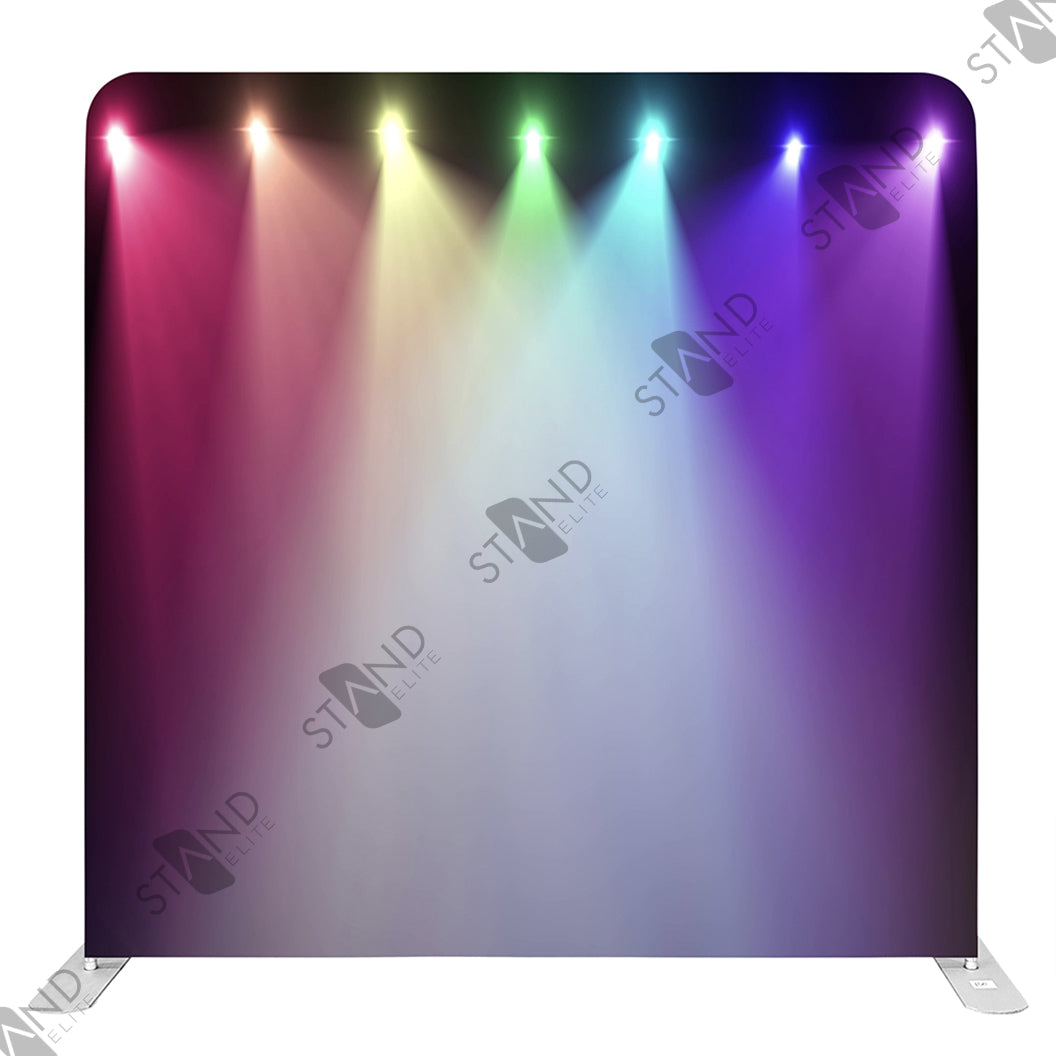 Mur d'image Backdrop Scène Projecteurs Multicolores - Standelite