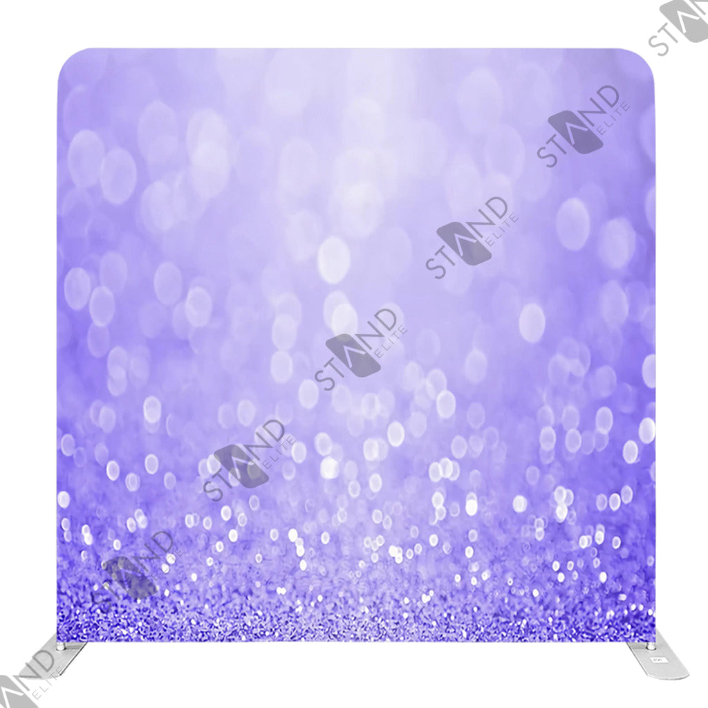 Mur d'Image Tissu Tendu Violet Pailleté & Bokeh - Standelite