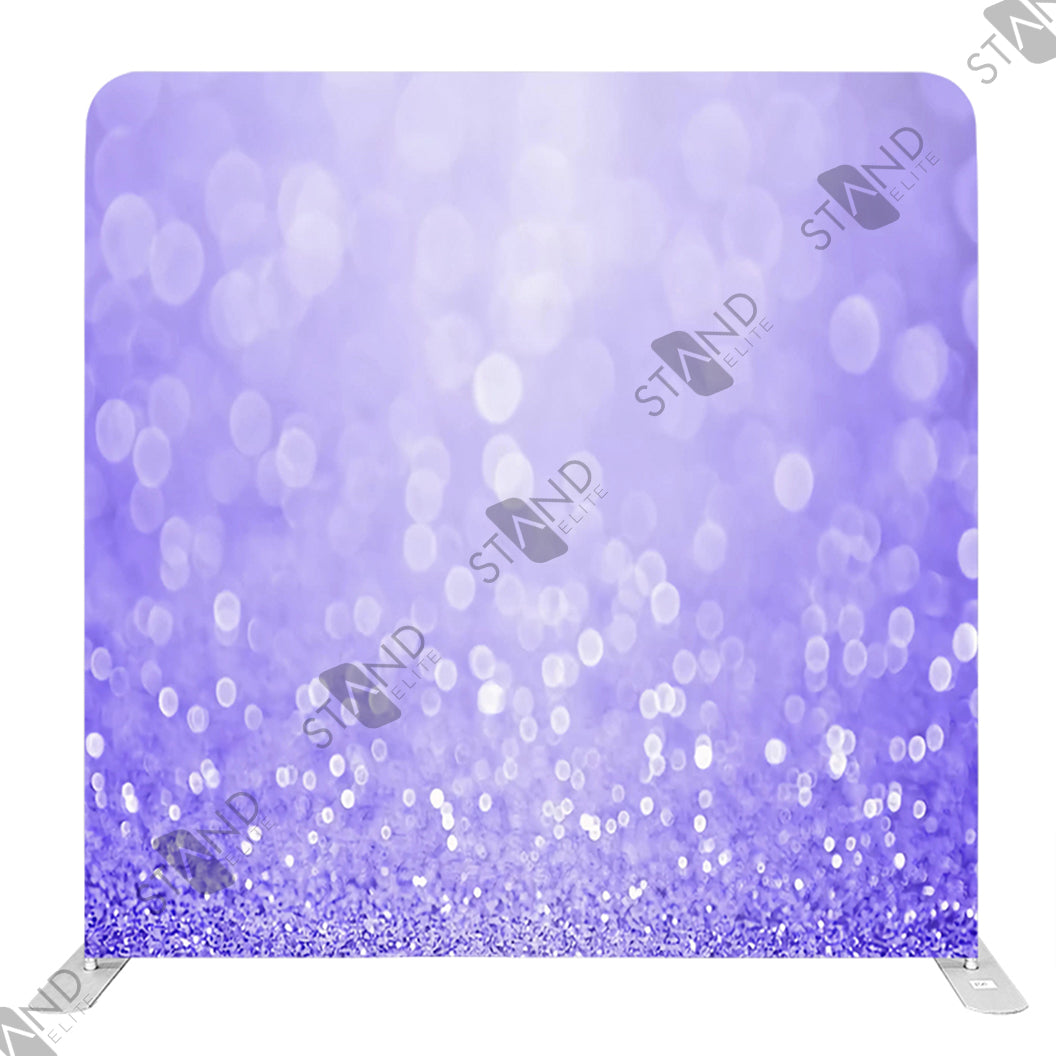 Mur d'Image Tissu Tendu Violet Pailleté & Bokeh - Standelite