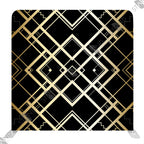 Backdrop Art Déco Noir et Or - Stand Gatsby Événementiel - Standelite