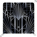 Backdrop Art Déco Noir & Argent - Stand Mur d'Image - Standelite