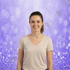 Mur d'Image Tissu Tendu Violet Pailleté & Bokeh - Standelite