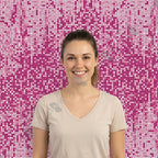Backdrop Tissu Tendu Paillettes Rose Fuchsia - Standelite