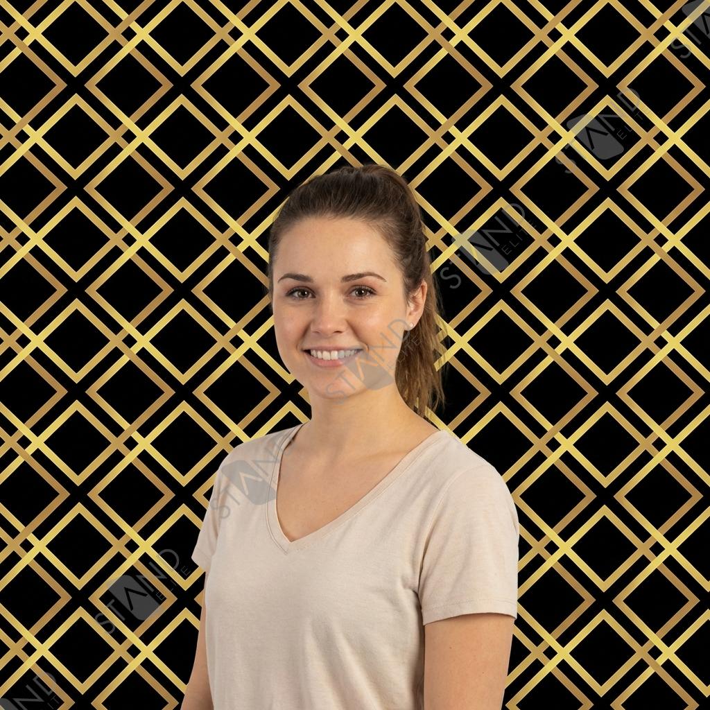 Art Deco Black and Gold Backdrop for Pro Events - Standelite