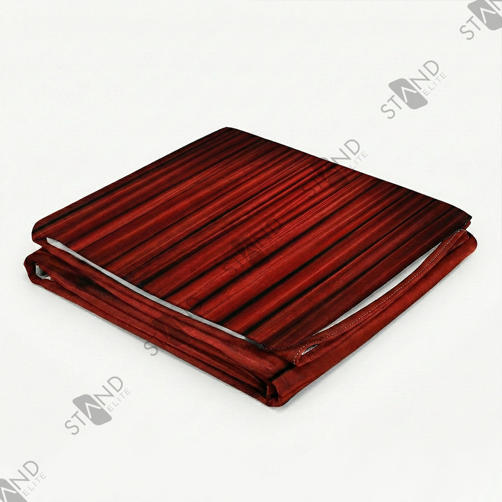 Mur d'image 8ft Rideau Rouge - Backdrop Textile Premium - Standelite