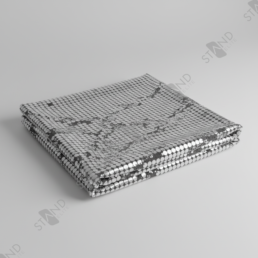 Mur d'image Tissu Paillettes Argentées - Backdrop Standelite Pro