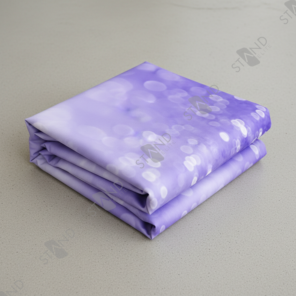 Mur d'Image Tissu Tendu Violet Pailleté & Bokeh - Standelite