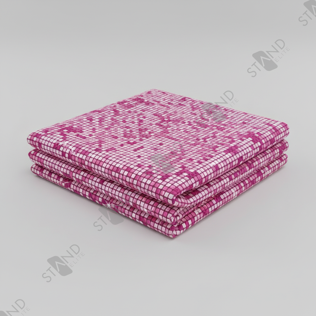 Backdrop Tissu Tendu Paillettes Rose Fuchsia - Standelite