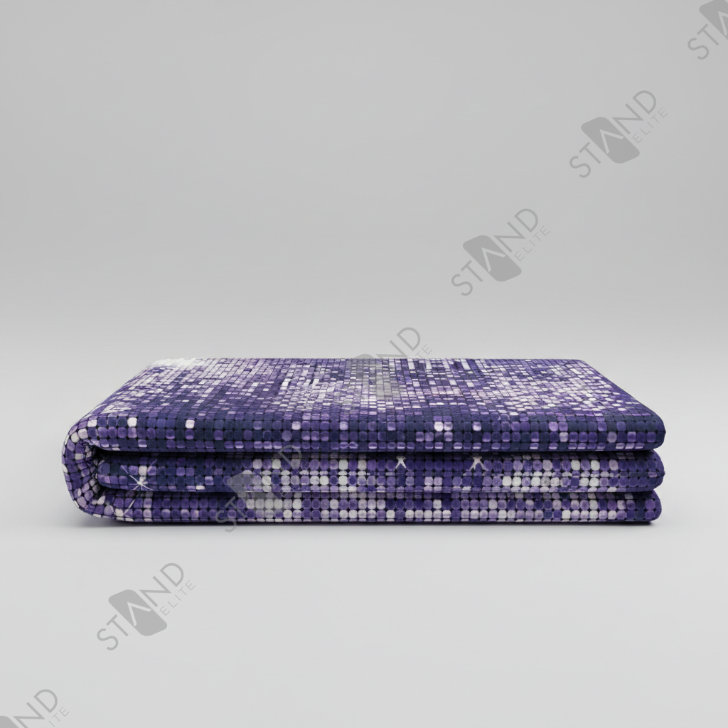 Backdrop Paillettes Violettes - Stand Événementiel Pro - Standelite