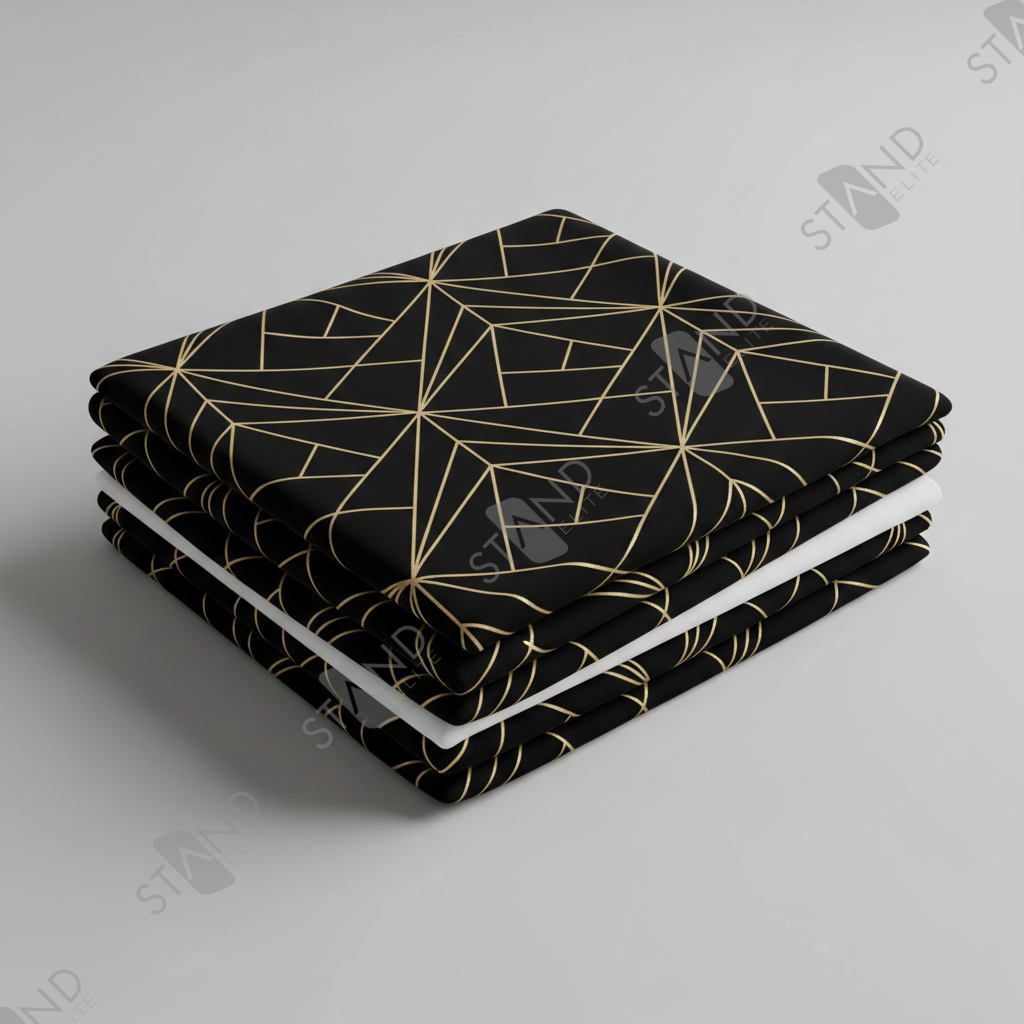 Art Deco Black and Gold Backdrop - Professional Event Stand by Standelite