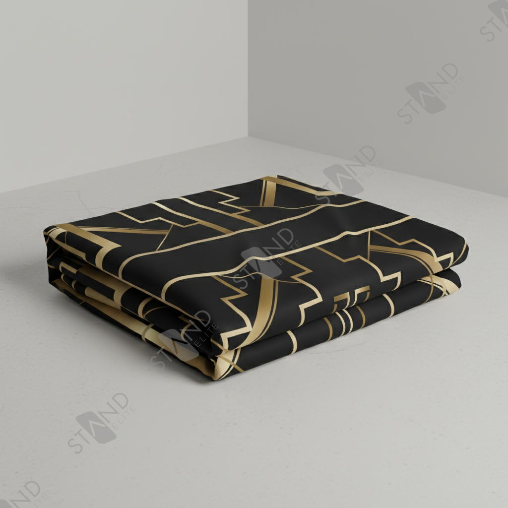 Art Deco Gatsby Black & Gold Backdrop - Exhibition Display Standelite