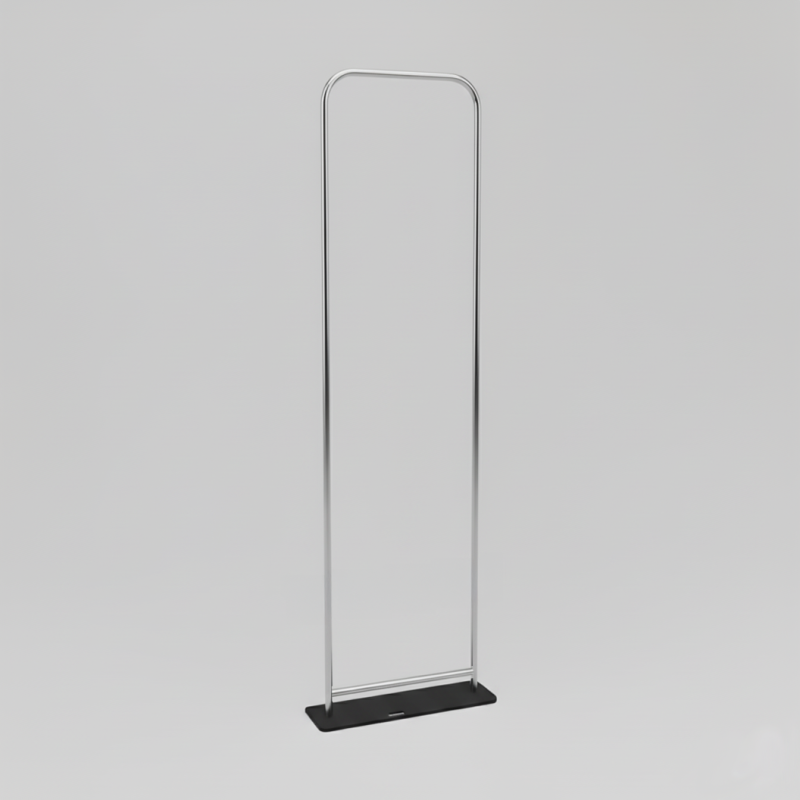 Totem en tissu 24" personnalisé - Affichage vertical avec cadre