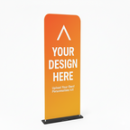 Totem tissu personnalisé de 36 po - Grand présentoir intérieur
