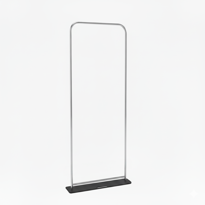 Totem tissu personnalisé de 36 po - Grand présentoir intérieur
