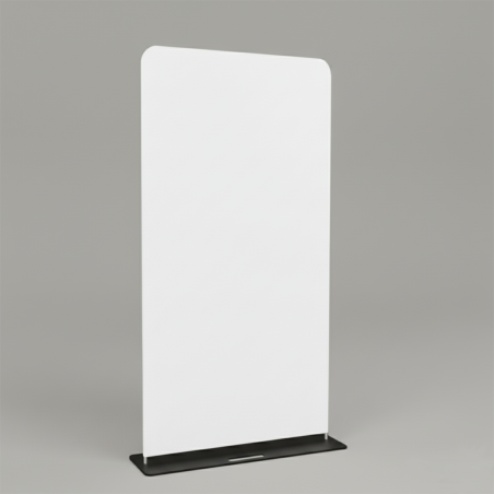 Totem personnalisé en tissu de 122 cm - Grand affichage de marque intérieur