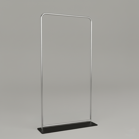 Totem personnalisé en tissu de 122 cm - Grand affichage de marque intérieur
